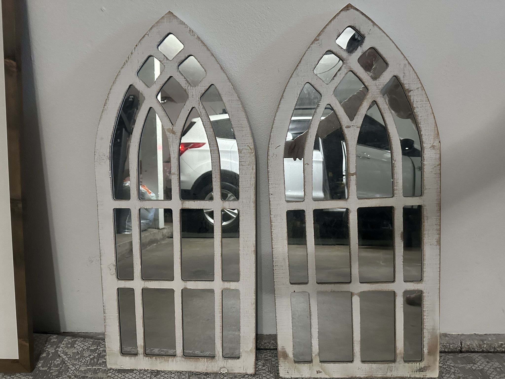 Cathedral Arch Wood Mirror Hobby Lobby