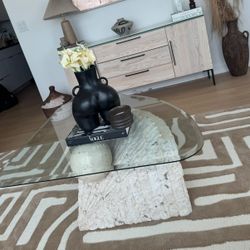 vintage tessellated stone coffee table