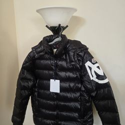 Brand New Green  and Black Moncler Coats Xl