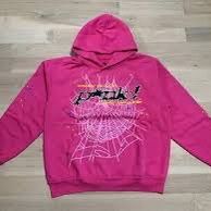 sp5der Hoodie Pink