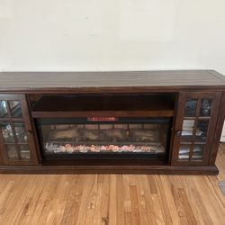 Electric Fireplace TV Stand - Moving Sale 