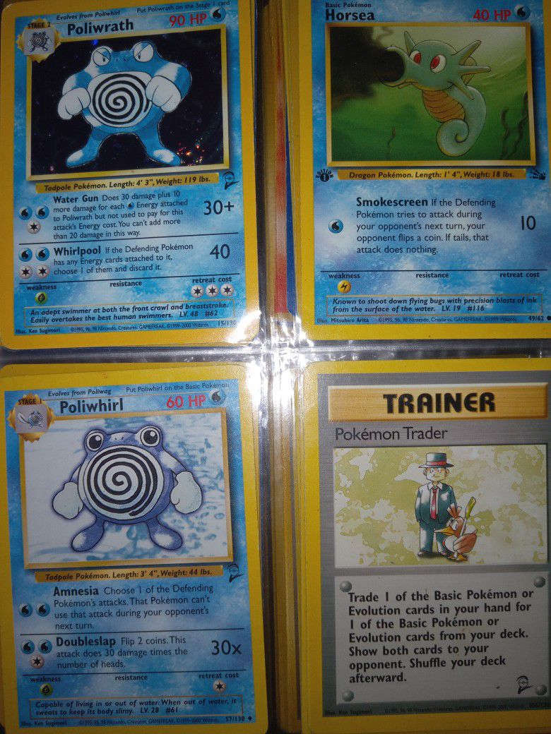 1st Gen 1995 Pokemon Cards