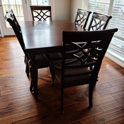 New Dining Table + 6 Chairs