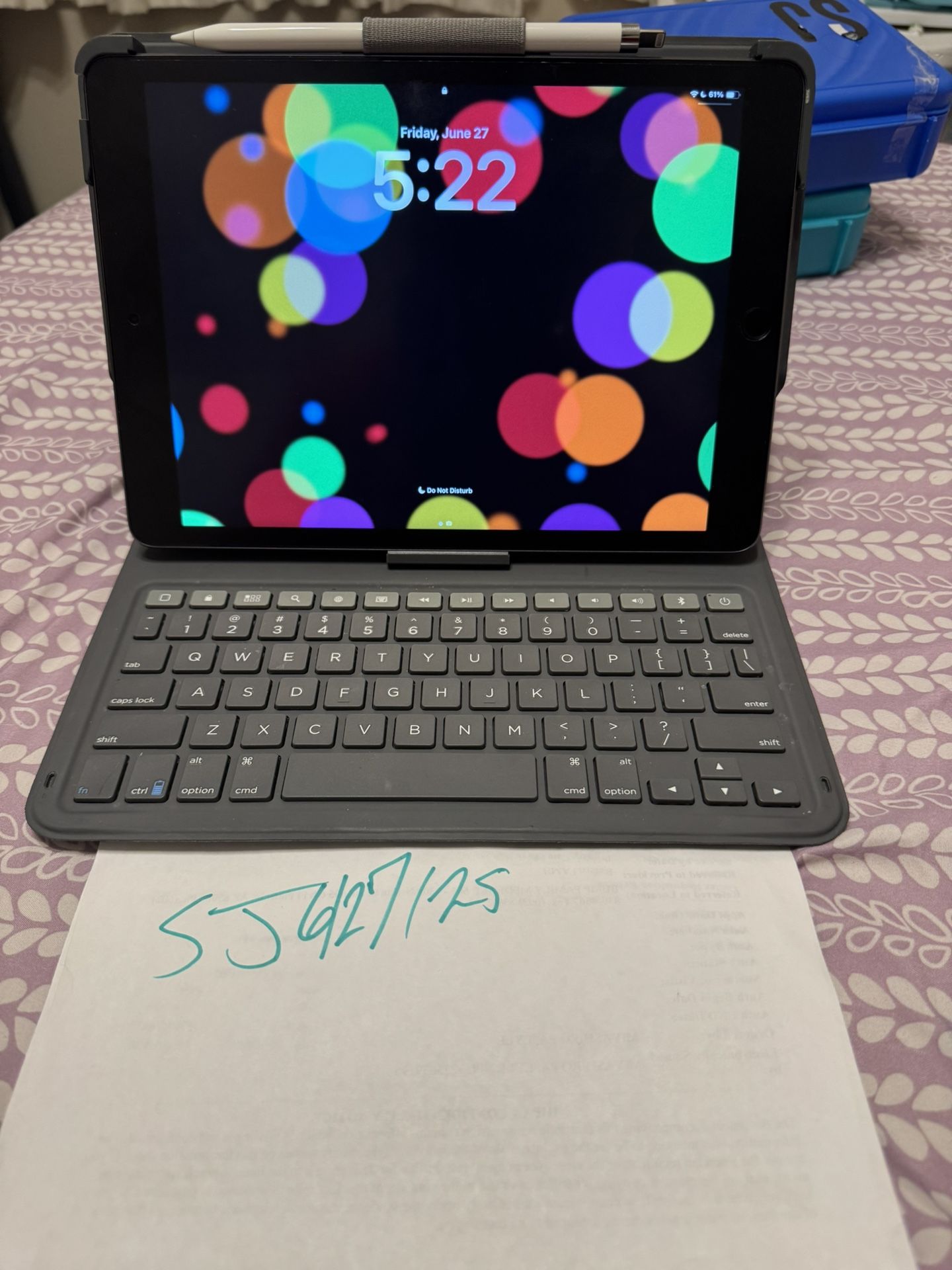 📌 iPad 9th Gen 64GB + ZAGG Keyboard + Apple Pencil (1st Gen) — $275 OBO
