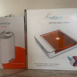 Glowforge Aura + Air Filter (open Box, brand new)