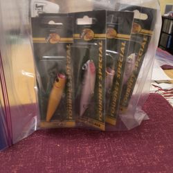 FISHING VARIETY PACK OF FIVE POPPERS $8.00