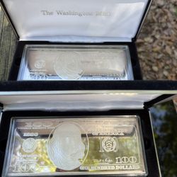 Sliver One Hundred Bill 