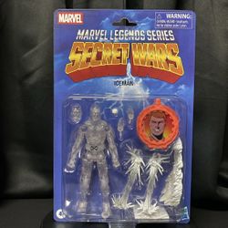 Secret Wars Marvel Legends Ice Man 6-Inch Action Figure: 
