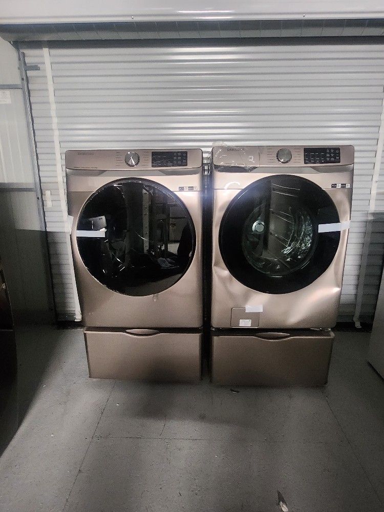 SAMSUNG FRONT LOAD WASHER AND DRYER 