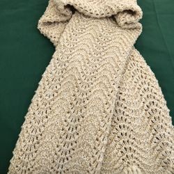 Boutique Hand Knit Scarf