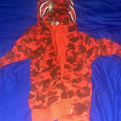 Red Bape Hoodie