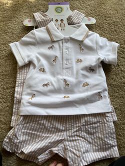 Little Me 3pc Baby Dresswear Set 3M