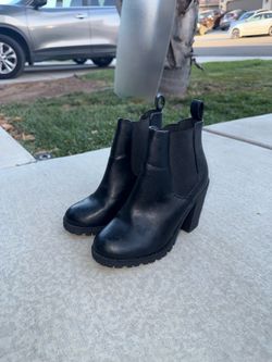 Black High Heel Boots