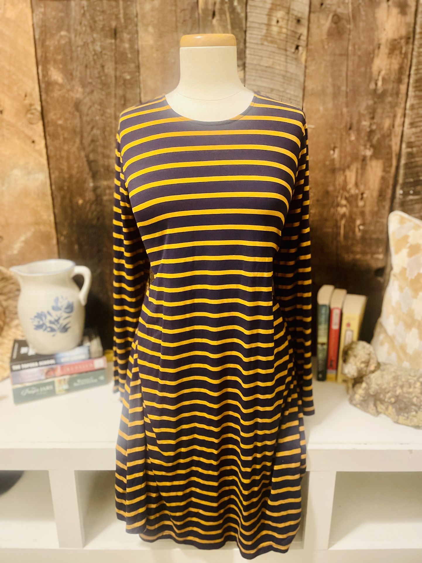Old Navy Yellow And Blue Tunic Dress Size XL NWT