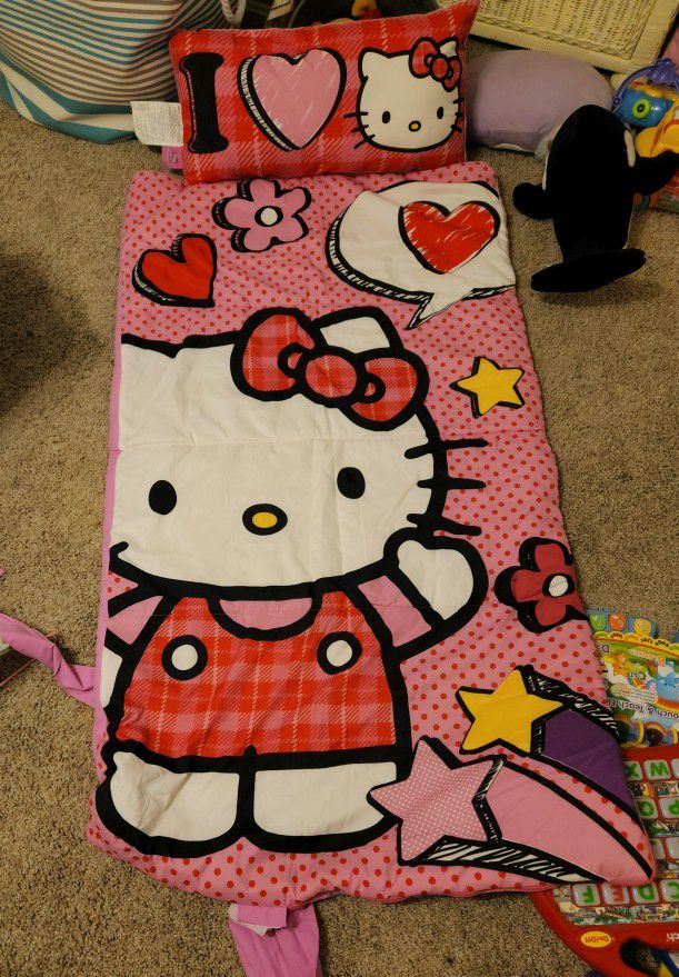 Hello Kitty Sleeping Bag with Pillow 