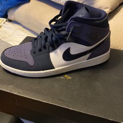 purple jordan 1 mids