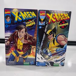 Marvel legends Wolverine & Morph X-Men VHS signed by