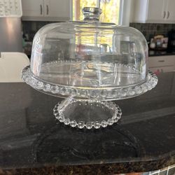 Glass Cake Stand 