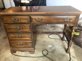 Antique Deerpath solid wood desk