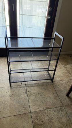 Metal shoe rack