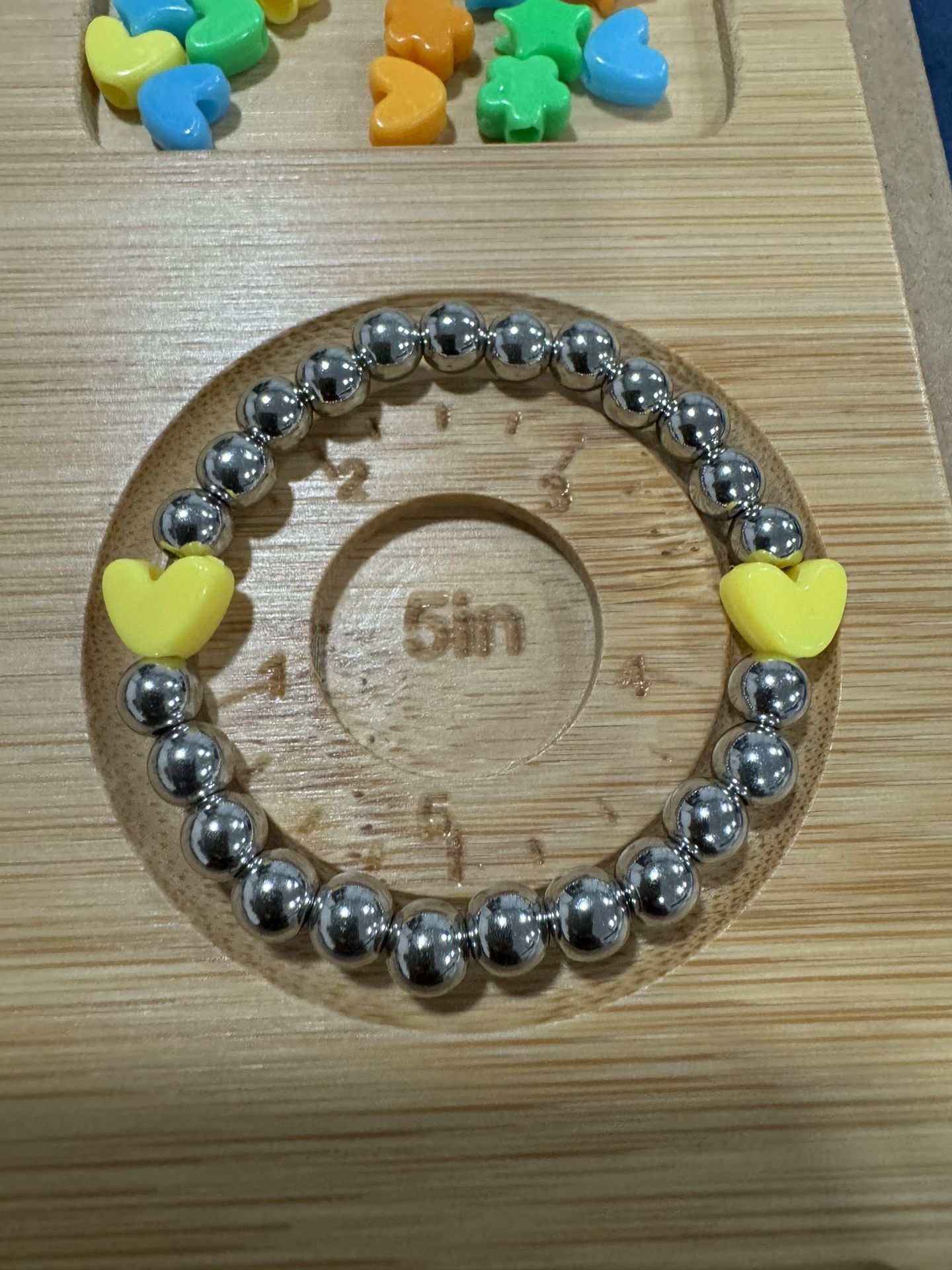 Yellow Heart Bracelet