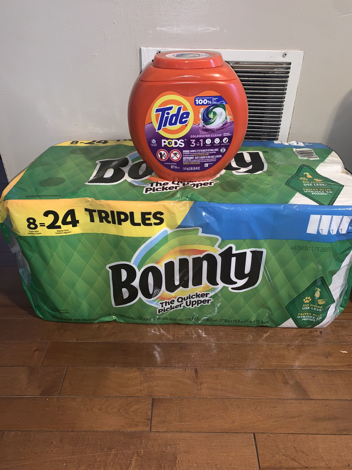 Tide Pod/ Bounty Bundle $28