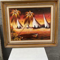 Oil Painting, Signed By The Artist Vintage