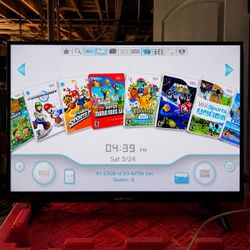 wii games included controller and nunchucks - wii family edition