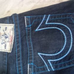 True Religion Straight Cut Size 34 Mens