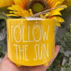 Follow the sun planter RaeDunn