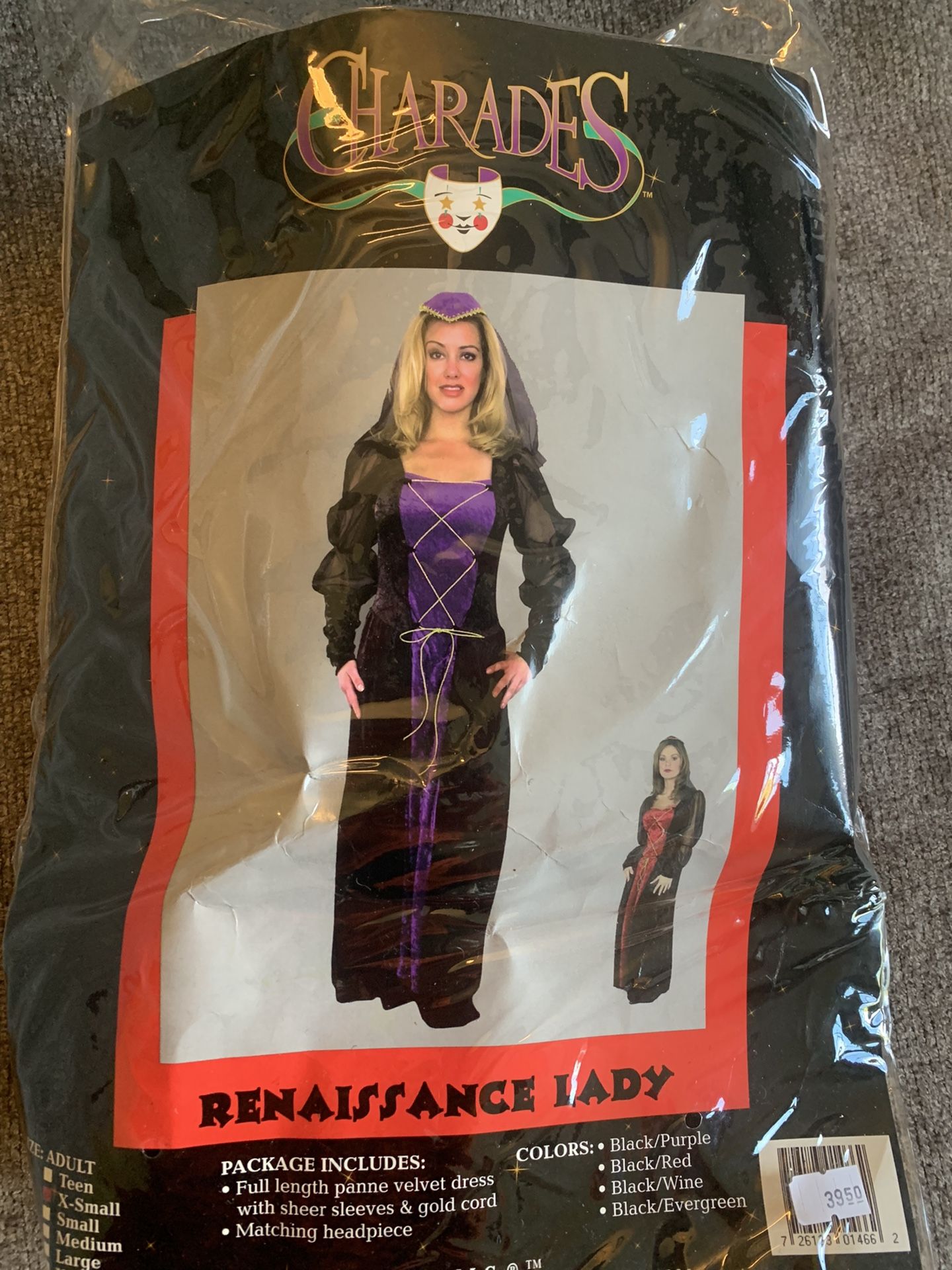 Renaissance Lady Halloween Costume 