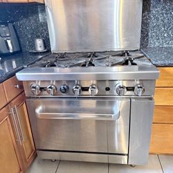 Commercial Stove 6 Burners