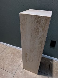 Travertine Pedestal Column / Plinth