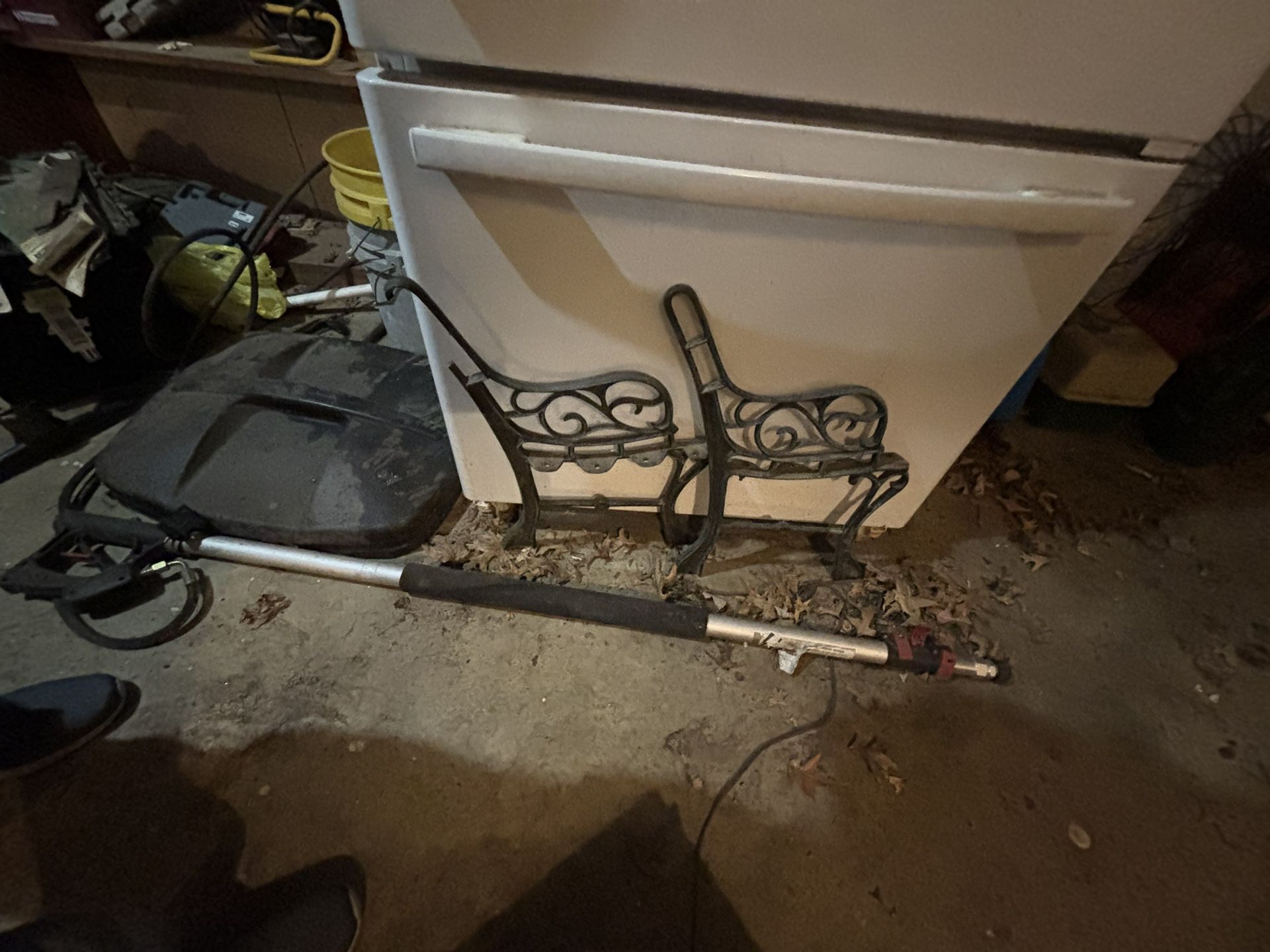 Antique Cast Iron Bench Frame