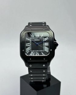 Custom Black Square Automatic Watch