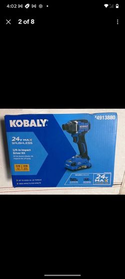 Kobalt 24V Max Brushless 1/4 Inch Impact Driver Kit