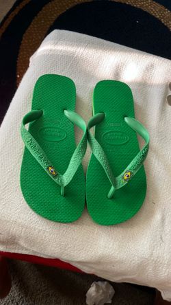 Havaianas Brasil Flip Flops Green