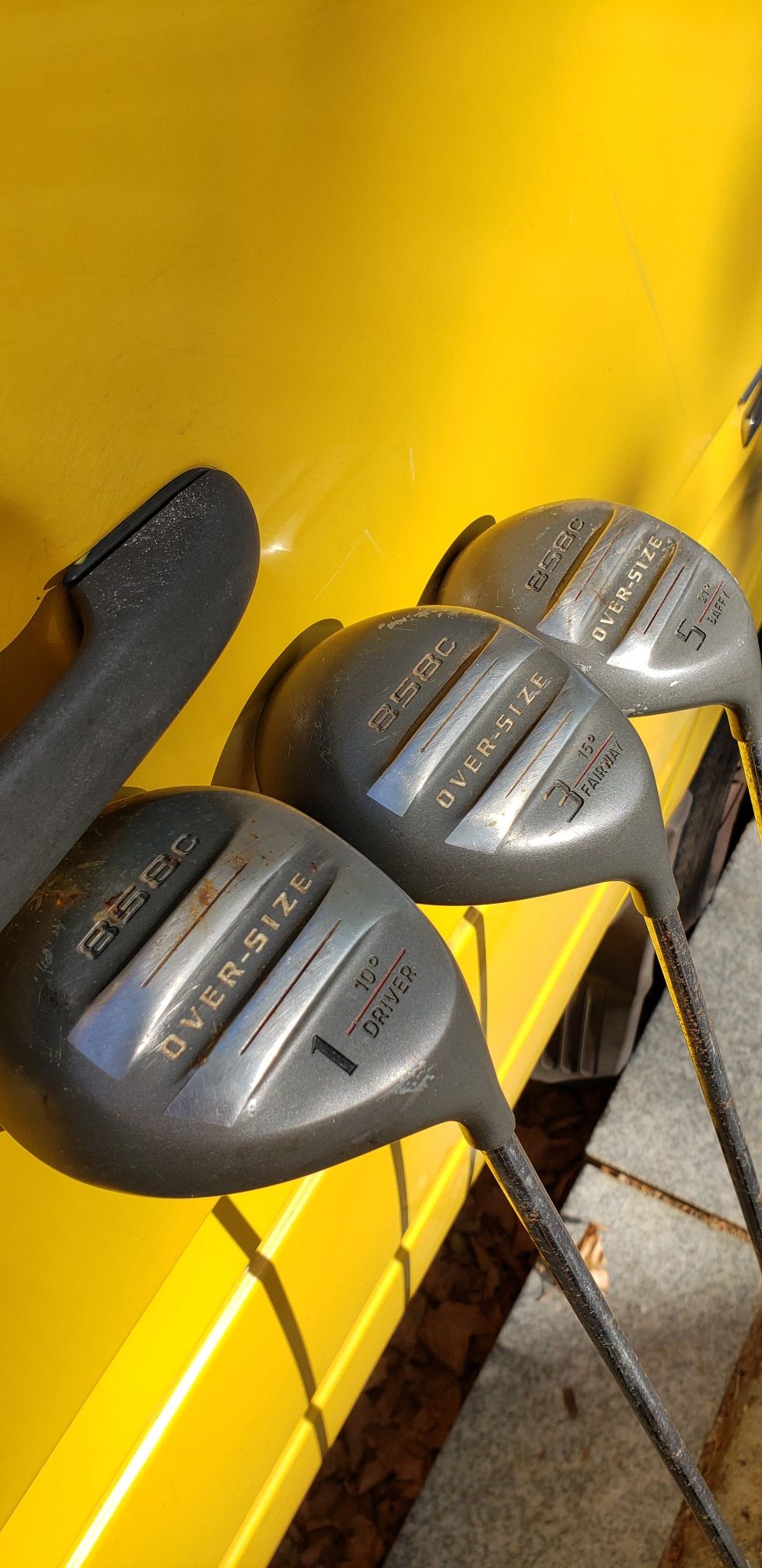 Driver, 3 and 5 Woods - Golf Clubs