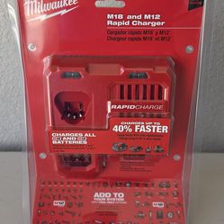 Milwakee m18 m12 rapid charger