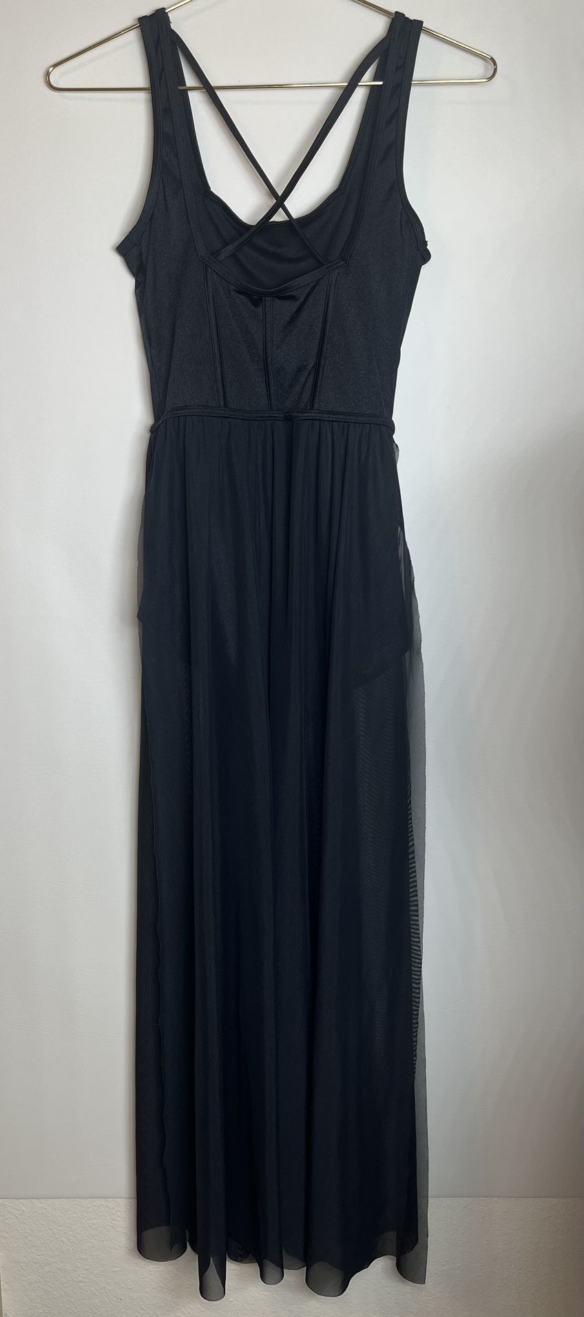 WEISSMAN CORSET LEOTARD LONG DRESS SIZE SA