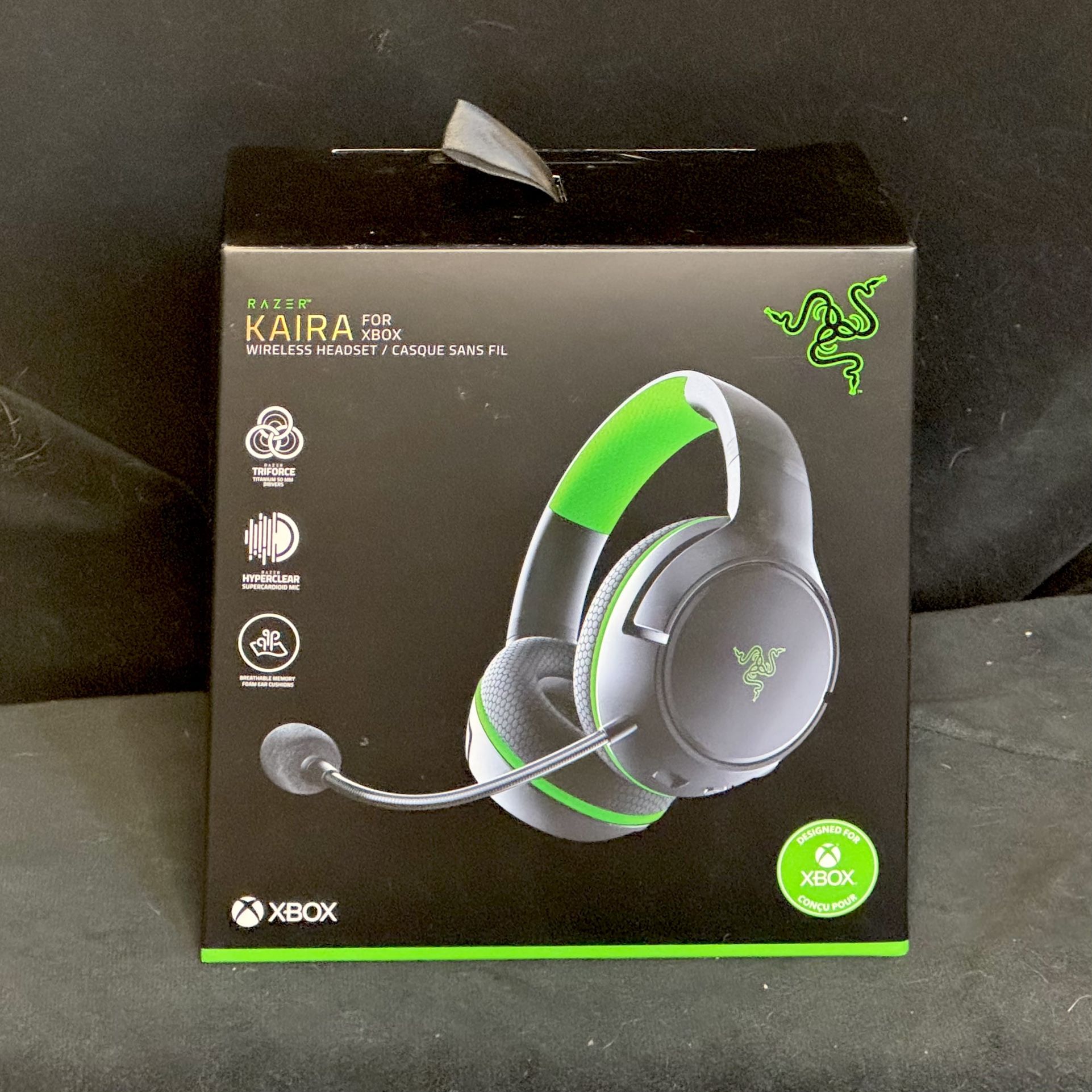 Razer Kaira Pro Wireless Gaming Headset for Xbox Series X | S: TriForce Titanium 50mm Drivers
