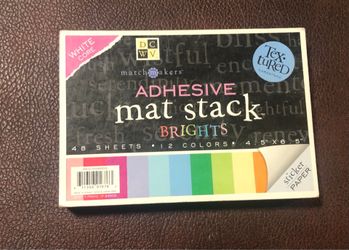 DCWV 4.5” x 6.5” Adhesive Mat Stack - Brights