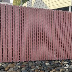 Approx 16’ Chainlink Gate With  Privacy Inserts