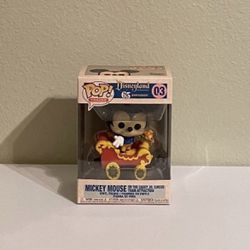 Funko Pop Disneyland 65th Anniversary Mickey Mouse on the Casey Jr Circus Train Attraction  NIB, never opened.   Will pack and ship with extreme care.