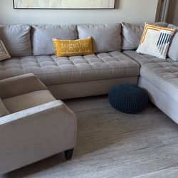Sofa Sectional with Recliner