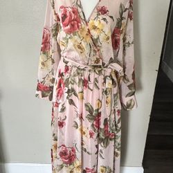 Woman Floral Maxi Dress