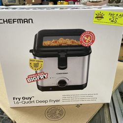 Chef Man Fry Guy 1.6 Quart Deep Fryer 