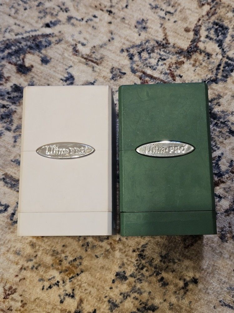 2 Ultra Pro Deckboxes (With Dice Tray)
