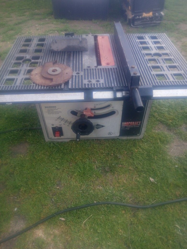 Craftsman Table Saw $30