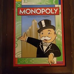 Wood Box Monopoly Boardgame  13.00
